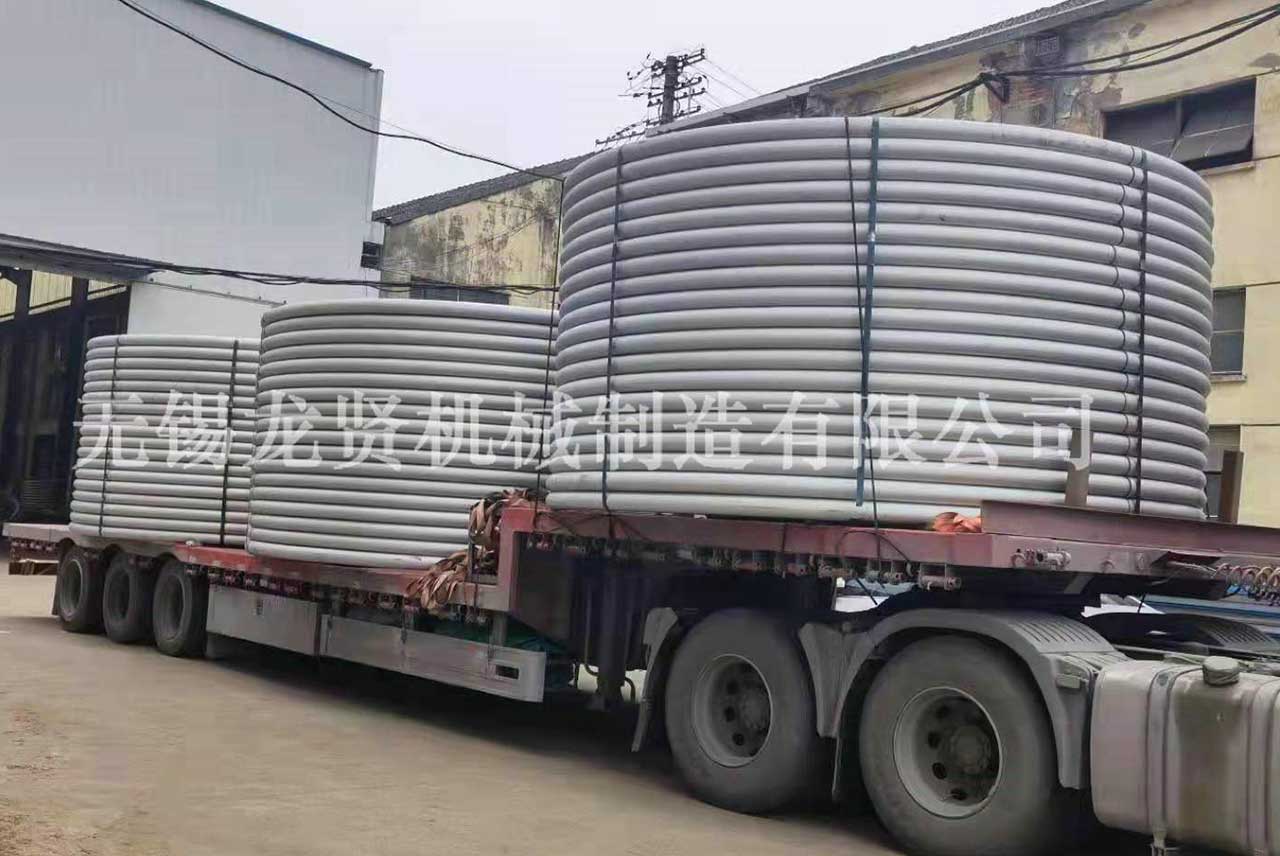 半圓管是怎么冷卻定型？